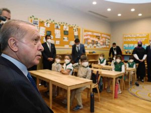 Cumhurbaşkanı Erdoğan, Üsküdar’daki Palet Türk Müziği İ̇lkokulu’nun Açılışı Yaptı