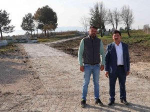 Havza’da Mezarlıkta Parke Çalışması Takdir Kazandı