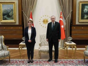 Cumhurbaşkanı Erdoğan, Renaud-bosso’yu Kabul Etti