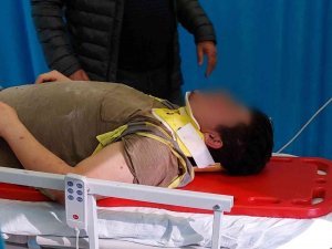 İ̇nşaattan Düşen İşçi Ölümden Döndü