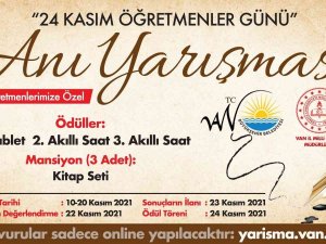 Van Büyükşehir Belediyesinden Anı Yarışması