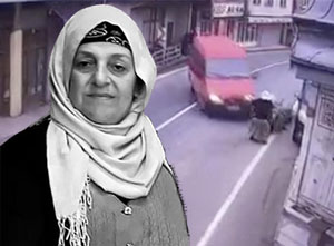 Rize'de Minibüsün Kadına Çarptığı Kazanın Yeni Görüntüleri Ortaya Çıktı