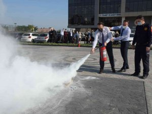Samsun Tso Personeline ‘Yangın’ Eğitimi