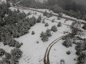 Sinop’a Mevsimin İlk Karı Düştü