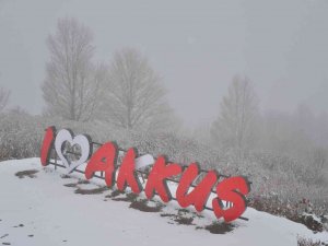 Ordu’nun Yükseklerinde Kar Yağışı