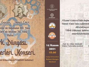 Yunus Emre Ve Nizami Gencevi, Edirne’de “Türk Dünyası Şaheserleri Konseri” İle Anılacak