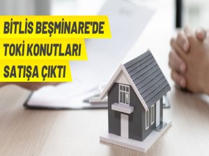 Bitlis'te TOKİ'den konut satışı