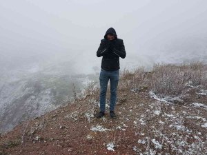 Bayburt Ve Erzincan’ın Yüksek Kesimlerinde Kar Yağışı