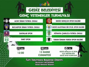 Gediz’de “Genç Yetenekler Futbol Turnuvası” Düzenlenecek