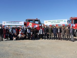 Hisarcık’ta 300 Fidan Toprakla Buluştu