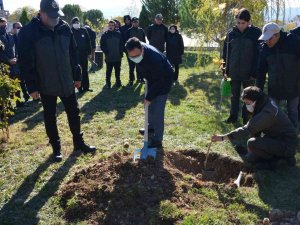 Gediz’de 300 Fidan Toprakla Buluştu