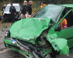 Trabzon'da trafik kazası 3 yaralı