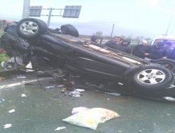 Rize’de Trafik Kazası 1 Ölü, 2 Yaralı