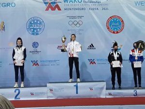 Gençler Avrupa Kick Boks Şampiyonası’nda Sudenur Basancı Altın Madalya Aldı