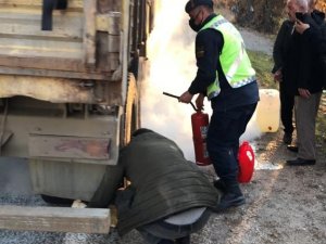 Giresun’da Jandarmanın Dikkati Olası Yangını Önledi