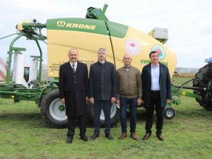 ‘Streçlemeli Kombi Rulo Balya Makinası’ Edirneli Çiftçilerin Kaba Yem İhtiyacını Karşılayacak