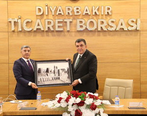 Diyarbakır’a Gelen Oda ve Borsa Başkanlarından DTB’ye Ziyaret
