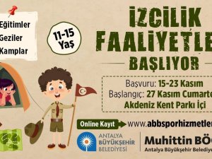 11-15 Yaş Grubu Çocuklara Yönelik İzcilik Faaliyetleri Başlıyor
