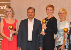 Ardeşen GSK'lı Hentbolcular Yılın En İyisi Ödüllerini Aldı