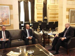 Çavuşoğlu, Lübnan Başbakanı Mikati Tarafından Kabul Edildi
