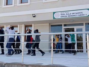 Bingöl’de Yurt Öğrencileriyle Tatbikat Yapıldı