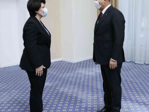 Bakan Çavuşoğlu, Moldova Başbakanı Gavrilita İle Görüştü