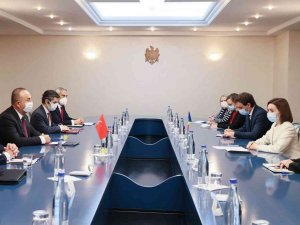 Dışişleri Bakanı Çavuşoğlu, Moldova Cumhurbaşkanı Sandu İle Bir Araya Geldi