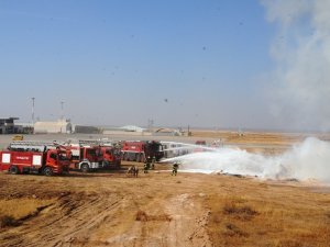 Şırnak Şerafettin Elçi Havalimanı’nda Gerçeği Aratmayan Tatbikat