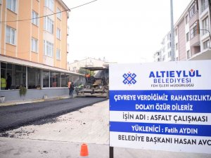 Altıeylül’de Asfaltlama Çalışmaları Başladı