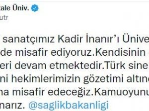 Kadir İ̇nanır’ın Sağlık Durumuyla İlgili İlk Açıklama