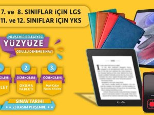 Nevşehir Belediyesinden Ödülü Deneme Sınavı