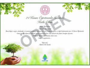 Öğretmenler Günü Hediyeniz Fidan Olsun