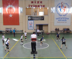 Rize’de Okul Sporları Heyecanı Başladı