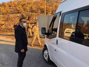 Şirvan İ̇lçe Kaymakamı Hasar, Okul Servis Araçlarını Denetledi