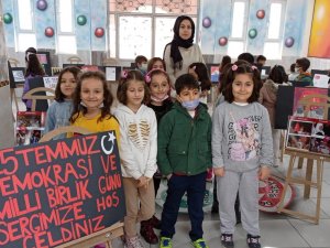 Batman’da İlkokul Öğrencileri Adına 15 Temmuz Fotoğraf Sergisi Açıldı