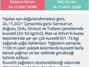 Yüksek Kesimlerde Kar Uyarısı