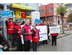 Emeklilerden Promosyon Eylemi