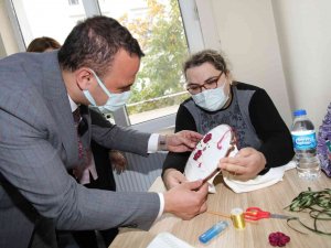 Başkan Kibar’dan Ormek Kursiyerlerine Destek