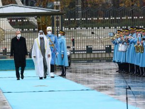Cumhurbaşkanı Erdoğan, Bae Veliaht Prensi Bin Zayed’i Resmi Törenle Karşıladı