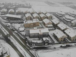 Erzurum Karla Kaplandı, Manzarası Mest Etti