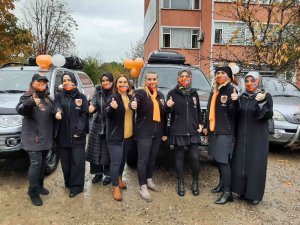Kadın Sürücüler Şiddete Hayır Demek İçin Off-road Konvoyu Düzenledi
