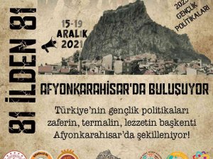 81 İ̇lden 81 Genç Zirvesi Afyonkarahisar’da Başlıyor