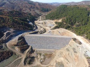 Kütahya Pazarlar Orhanlar Barajı’nda Çalışmalar Aralıksız Devam Ediyor