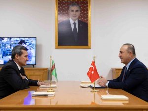 Dışişleri Bakanı Çavuşoğlu, Türkmenistan Dışişleri Bakanı Meredov İle Görüştü