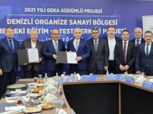 Denizli Osb Mesleki Eğitim Ve Test Merkezi Projesinde İmzalar Atıldı