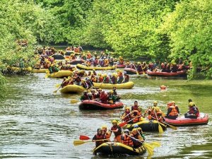Rafting Severler Melen Çayını Doldurdu