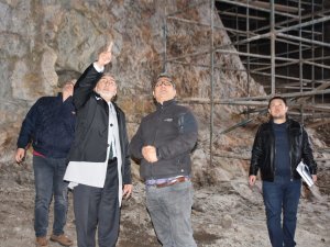 İ̇nler Mağaralarında Restorasyon Çalışmaları Devam Ediyor
