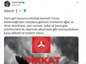 Giresun’da Yağış Ve Fırtına Uyarısı