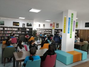 Tekkeköy İ̇lçe Halk Kütüphanesi Yenilenen Yüzüyle İlgi Görüyor