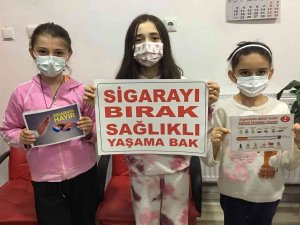Sigara Fabrikası Bulunan İlçede Minikler Sigaraya ’Hayır’ Dedi